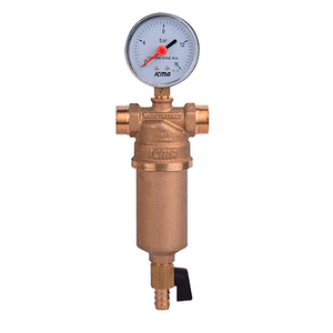 Самопромивний фільтр для води з манометром ICMA 750