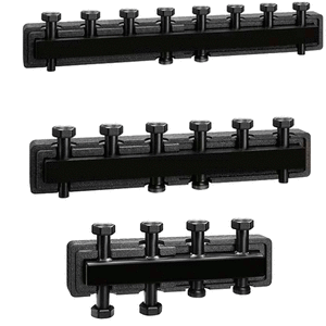 Колектор із сталі в теплоізоляції Caleffi 5502