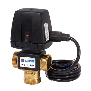 Триходовий змішувальний клапан з електроприводом для опалення ESBE VZC162
