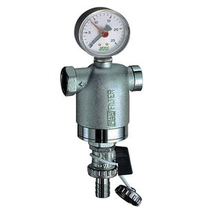 Самопромывной фильтр FAR FA 3948 ВР-ВР с манометром