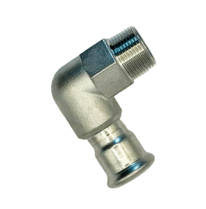 Коліно з МРЗ із нержавіючої сталі Isotubi