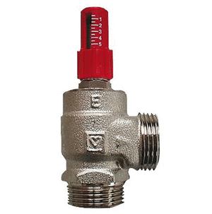 Перепускний клапан опалення кутовий із зовнішнім різьбленням Herz 4004