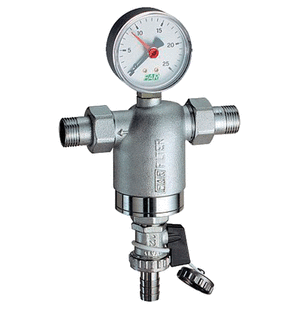 Самопромывной фильтр FAR FA 3944 НР-НР 100 мкм с манометром