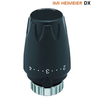 Термоголовка чорна на радіатор Heimeier DX 6700-00.507