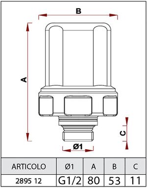 Компенсатор (гаситель) гидроударов FAR FA 2895 12