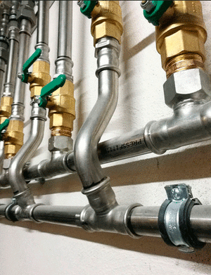 Трійник із нержавіючої сталі Isotubi