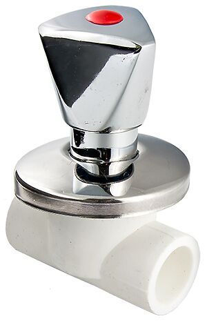 Вентиль із поліпропілену для монтажу під штукатурку Valtec VTp.713